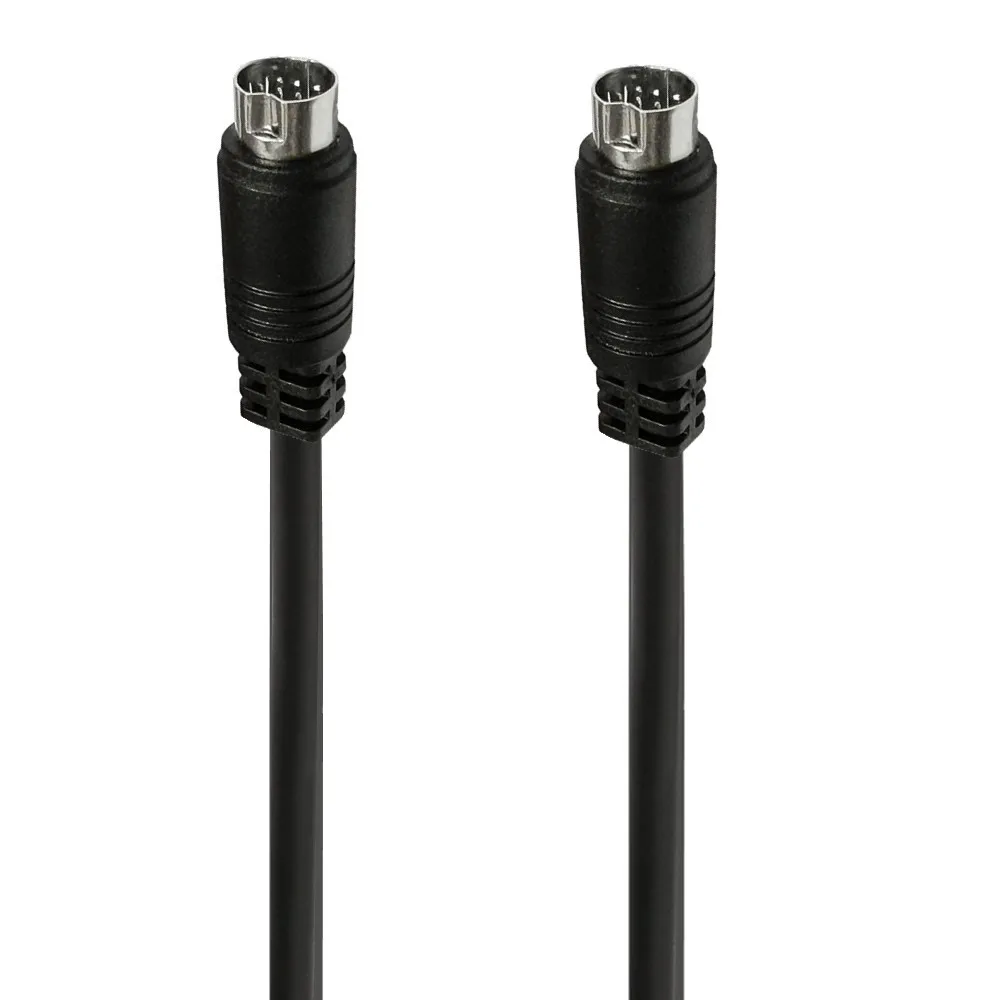 Mini DIN 10 pin female to 10 pin male M/F audio input cable compatible with TV receiver monitor projector audio video receiver
