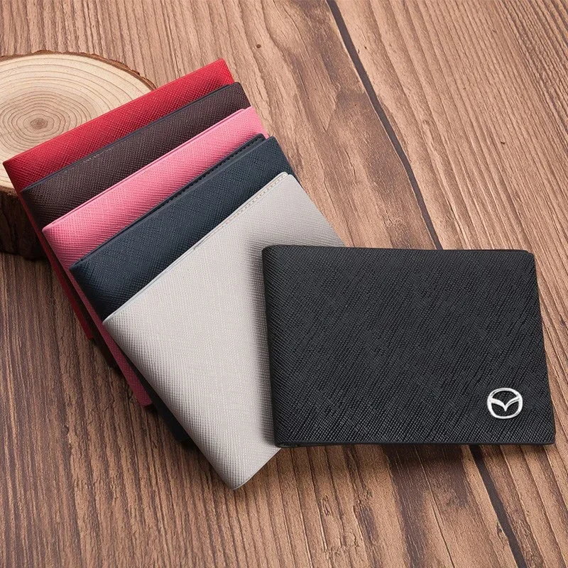 

Cow Leather Driver License Holder Cover Case Travel Wallets for Mazda CX-5 3 MX5 RX7 MX3 Axela 6 Atenza CX9 CX5 CX7 323 626 RX8