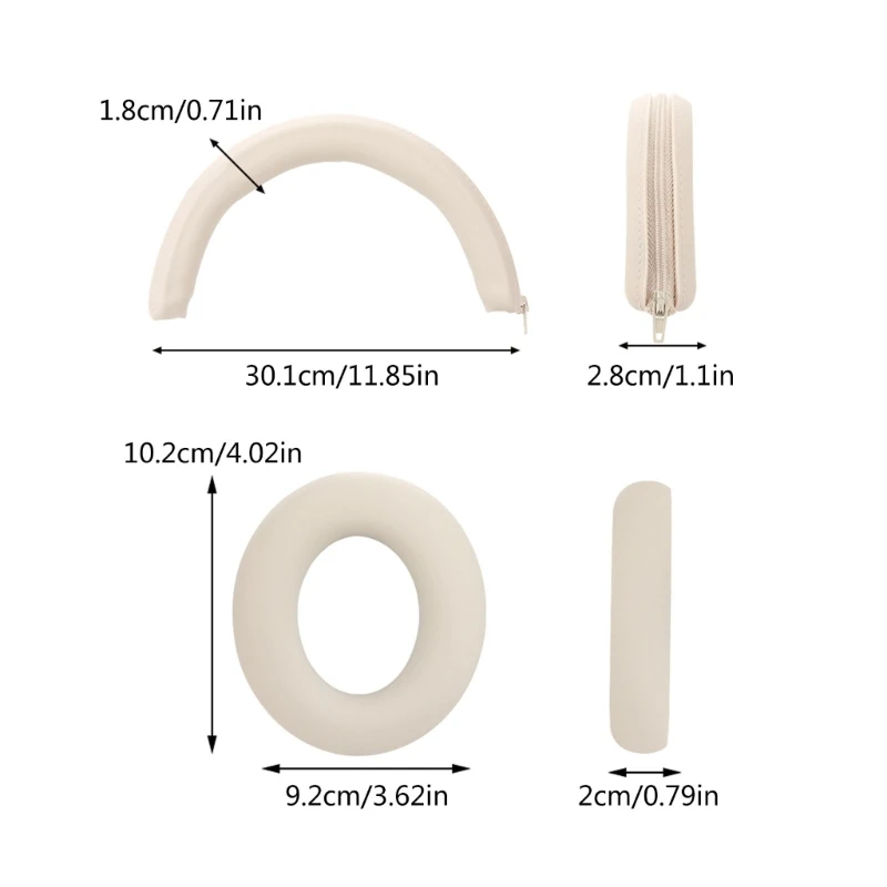 Oorkussens Kopbalken Sponskussens Bedekken Elastische Kussens Oorkappen Voor Anker Soundcore Ruimte Één Gaming Headsets