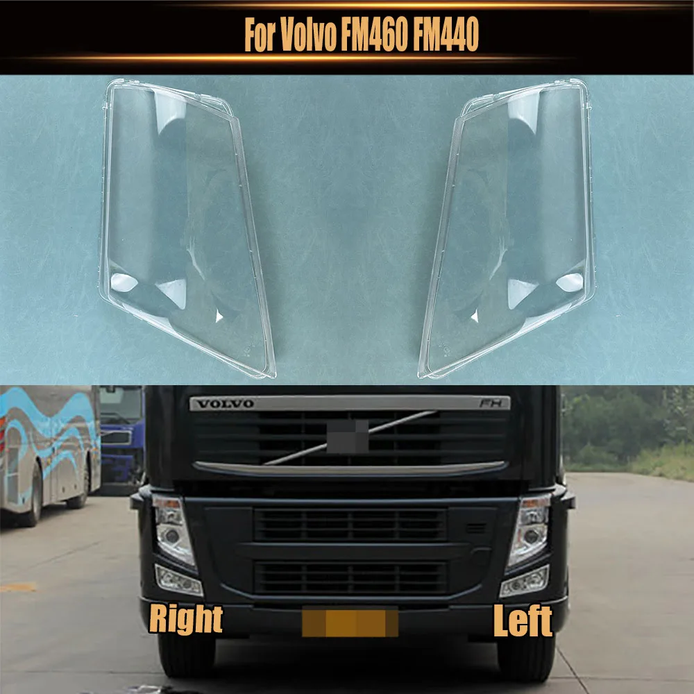 

For Volvo FM460 FM440 Headlamp Cover Transparent Shade Lamp Headlight Shell Lens Plexiglass Replace Original Lampshade