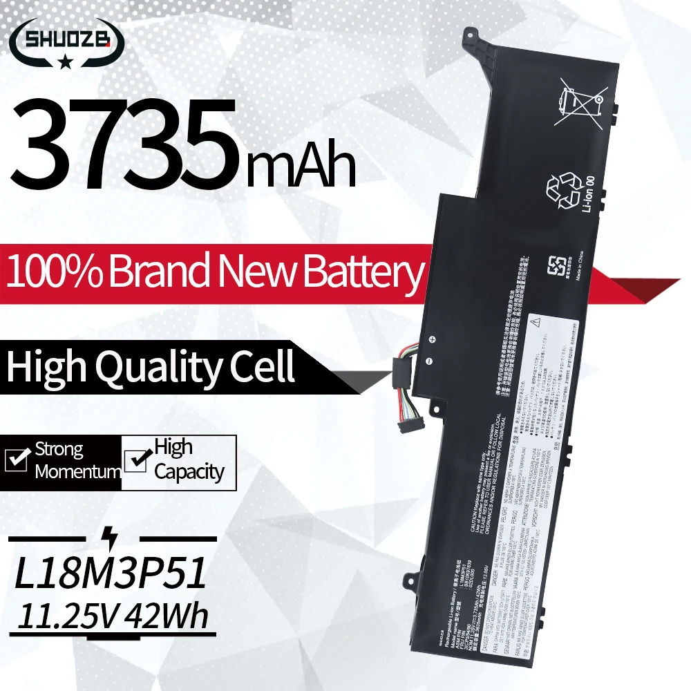 

Новый L18C3P51 L18M3P51 L18L3P51 для Lenovo ThinkPad E490S серии Thinkpad S3-490 02DL000 02DL002 L18S3P51 L18M3P52 SB10K97640