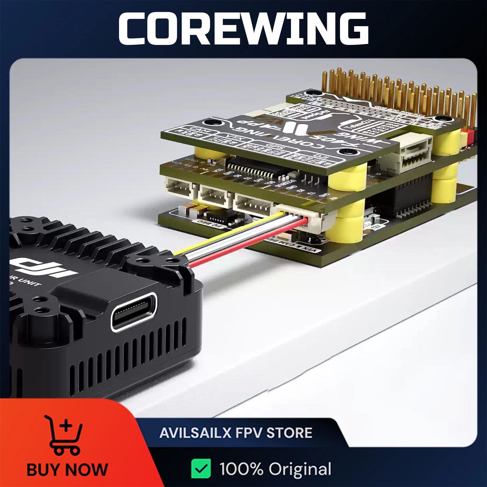 

Полетный контроллер COREWING F405 WING APP V2 с поддержкой SpeedyBee APP