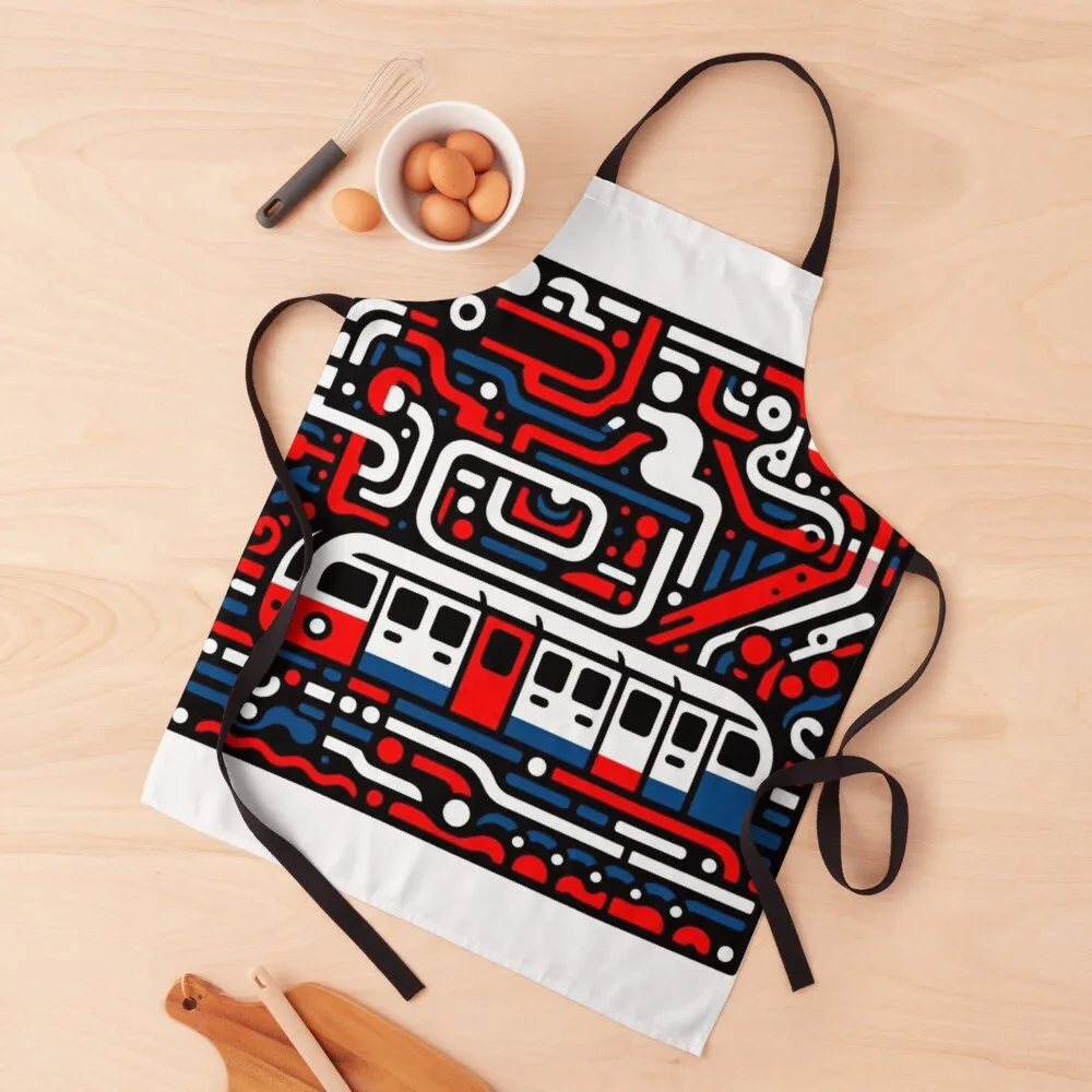

London Underground Apron waterproof for women professional kitchen kitchen jacket woman Apron