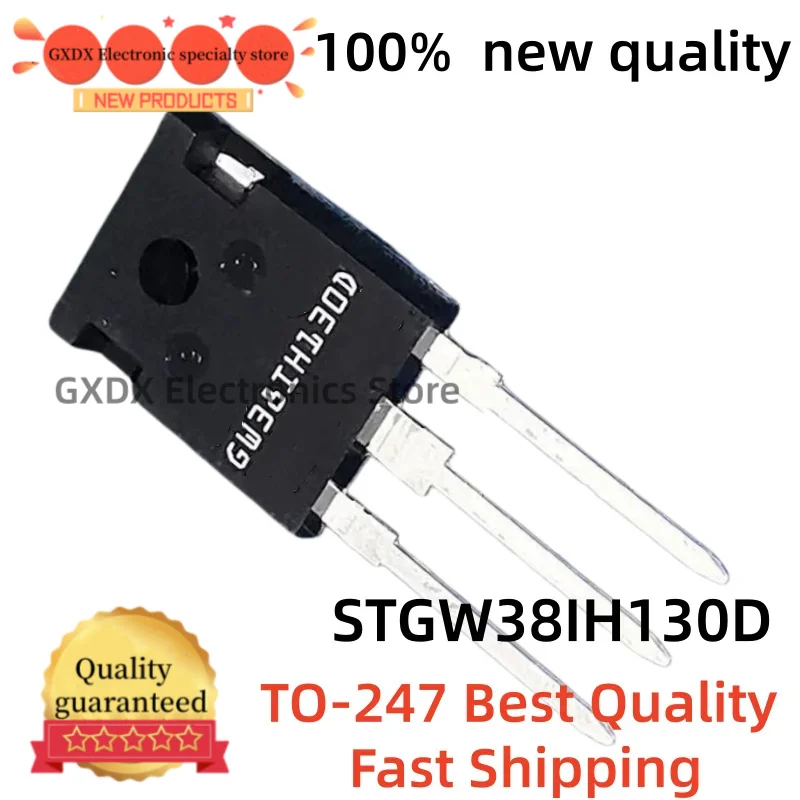 10-20-30-50piezas 100% nuevo TO247 STGW38IH130D GW38IH130D  TO-247 33A 1300V Best Quality Fast Shipping