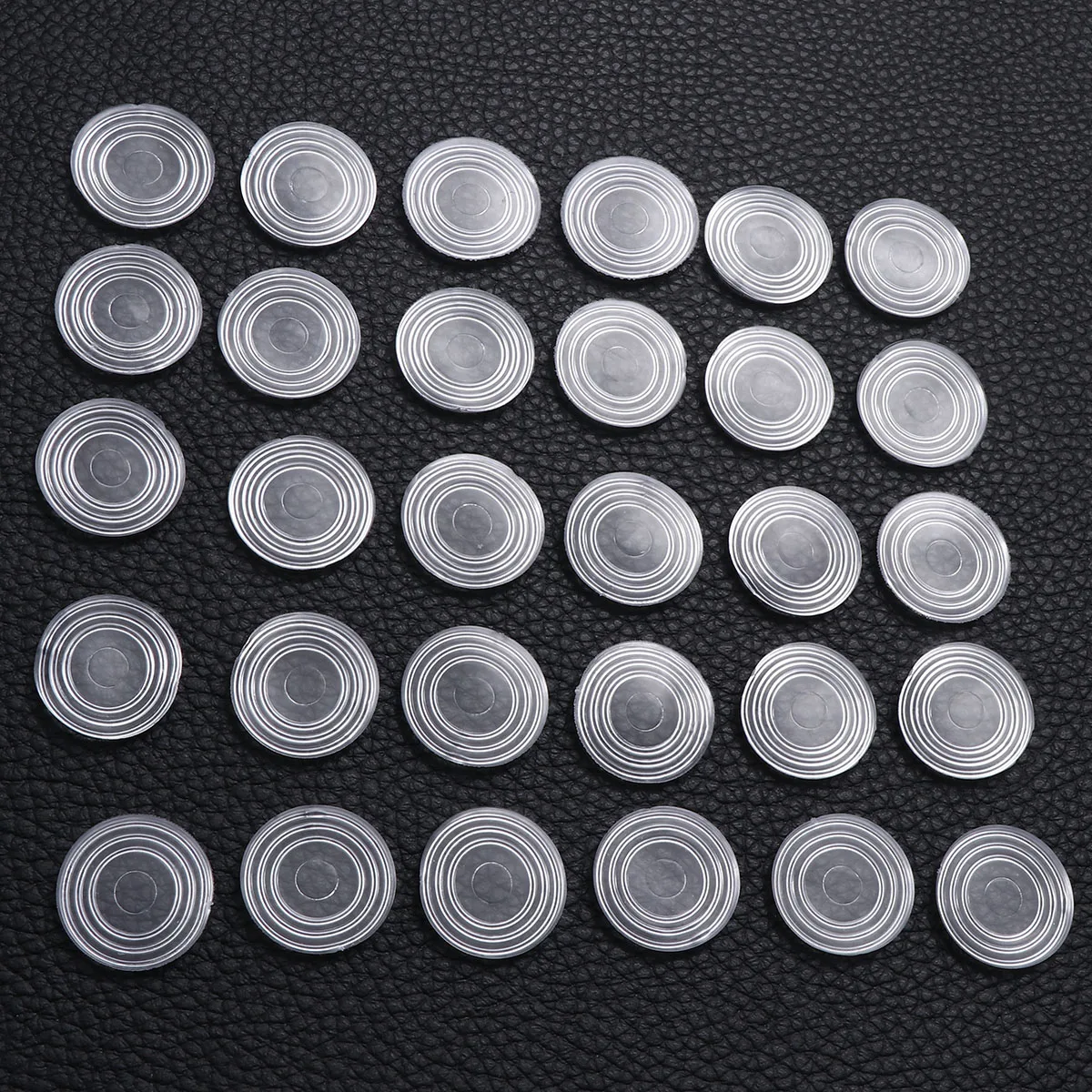 

18 pcs Glass Table Mat Wall Protector Round Furniture Bumpers Grip Pads Dust Proof Anti Slip Surface Protection Kitchen Cabinet