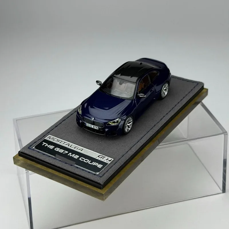 In Stock 1:64 G87 Alloy Car Model Die-Cast Static Car Model Creative Decoration Item Holiday Gift