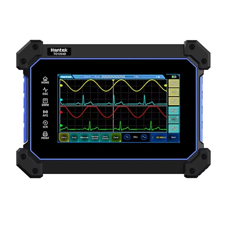 Hantek Multi-function Full Touch Screen 250MHz Bandwidth 1G Sa/s Sampling Rate 8M Storage Depth 4-Channel 8-Bit Oscilloscope
