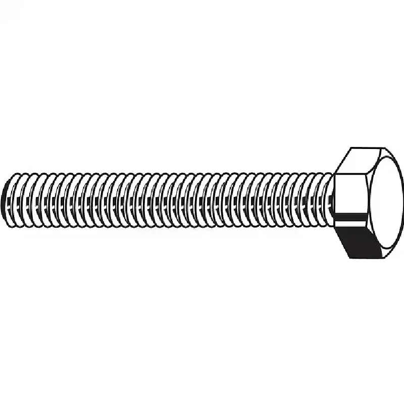 

Not Graded, 1/2"-13 Hex Head Cap Screw, Plain 316 Stainless Steel, 4-3/4 in L, 5 PK