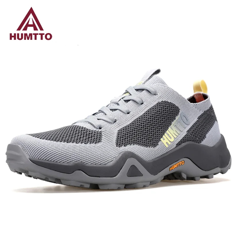 HUMTTO Men's hiking shoes breathable mesh surface outdoor lightweight functional sports shoes women's sneakers trekking shoes