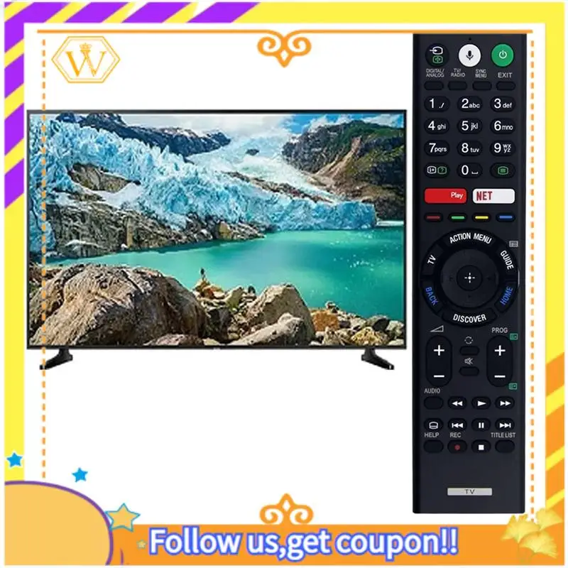 Latest-Replace RMF-TX200E Voice Remote Control For Sony TV Also RMT-TX200E RMF-TX300E RMT-TX200A RMF-TX201E RMF-TX220P