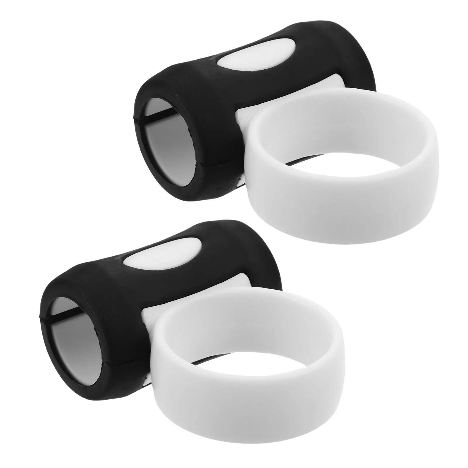 2Pcs Drum Stick Control Grips Drummer Finger Loop Accessory Non Slip Drum Stick Twirling Clip for Beginners Advanced Drummers 5A