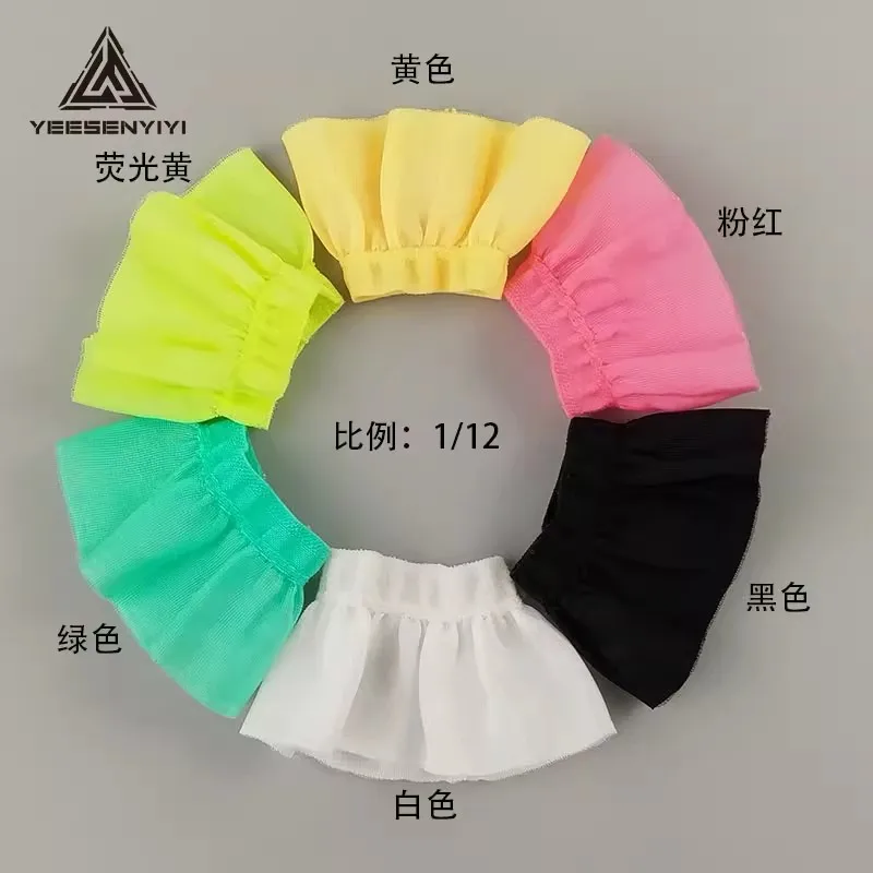 

1/12 Soldier Clothing Accessories Trendy Multicolour Short Skirt Model Fit 6'' Action Figures Body In Stock