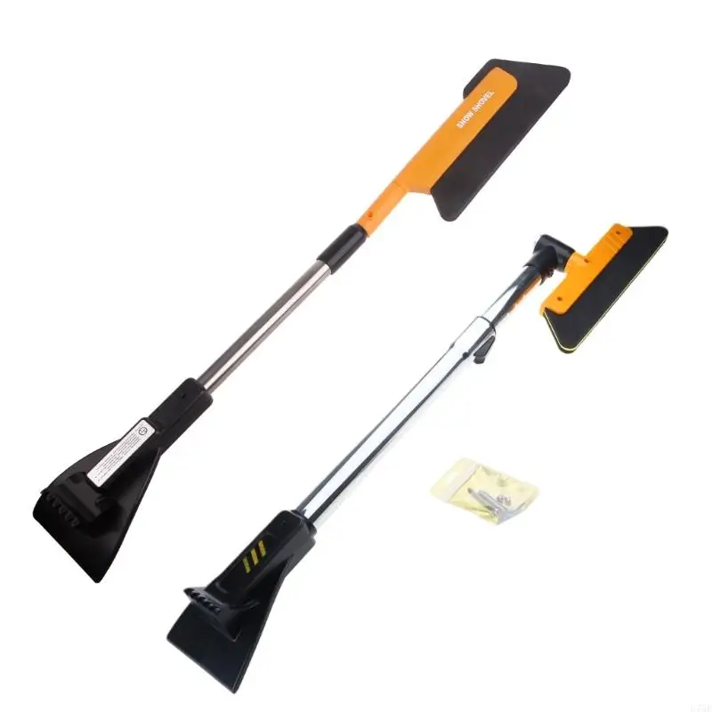 

U75E Adjustable Snow Remover EVA Snow Shovel Extendable Deicing Ice Tool Snow Removal Brush Scratch for Car SUV RV