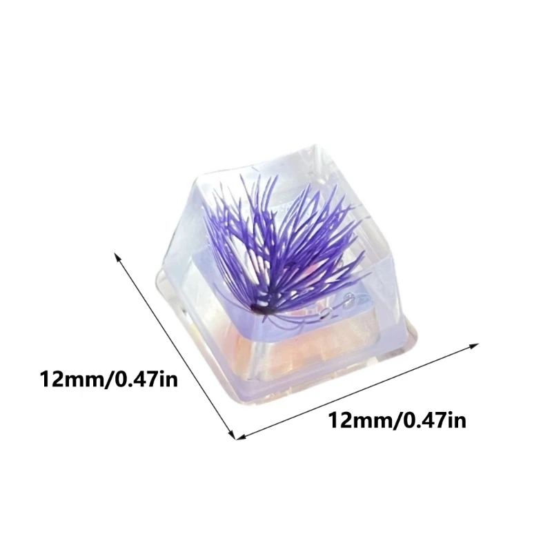 ユニークなビジュアル.H05Aを提供するメカニカルキーボード用のパインブロッサムフラワーレジンキーキャップ