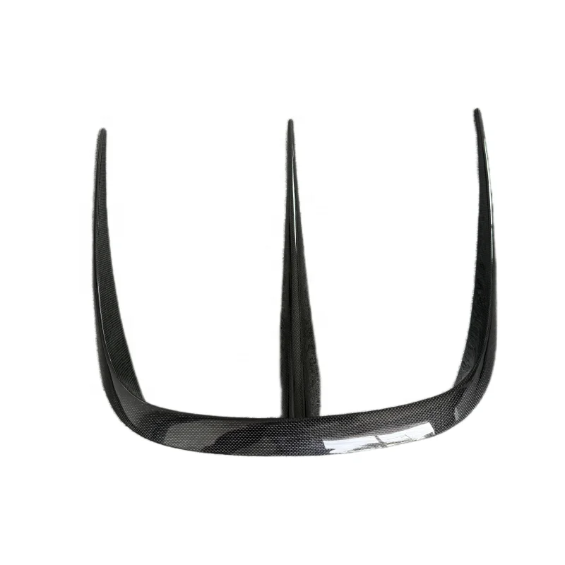 

For Ferrari F8 Upgrade M Style Dry Carbon Fiber Front Vent Hood Trim