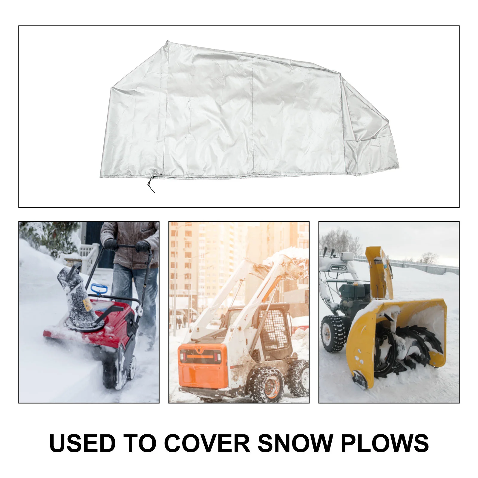 Snow Plow Cover Blower Protector Snowblower Bower Rainproof Accessory Wear-resist Oxford Cloth Portable