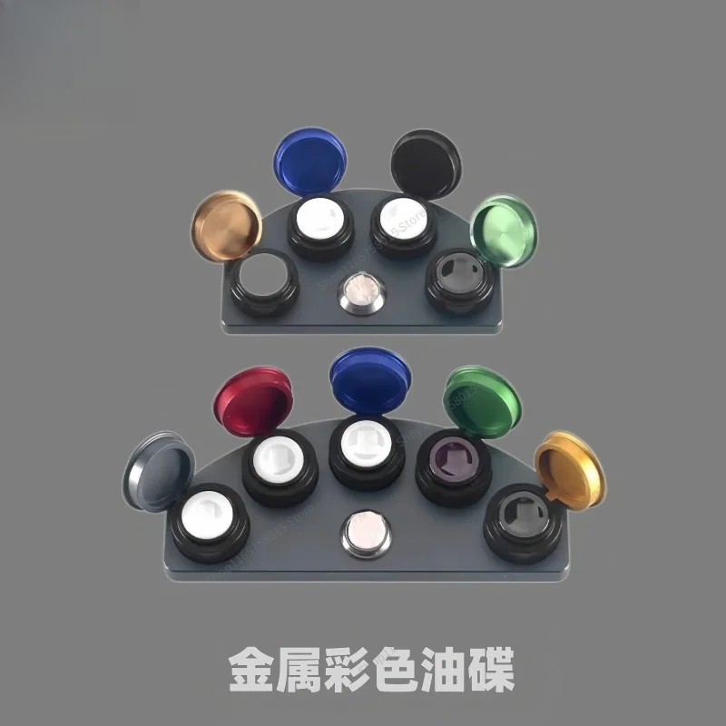 For watch repair, watch repair tools, ceramic four-eye and five-eye oil disc combination, special oil receptacle for watch