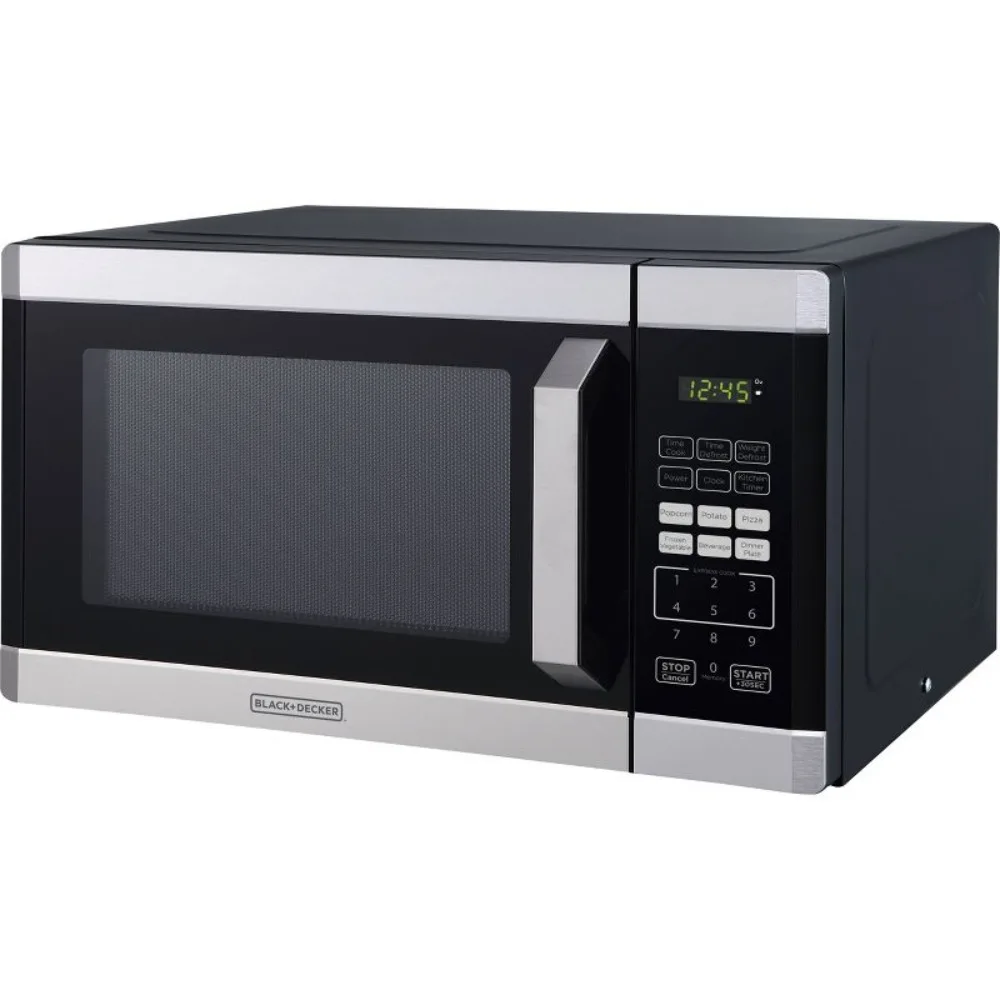 

BLACK+DECKER 0.9 cu ft 900W Microwave Oven - Stainless Steel