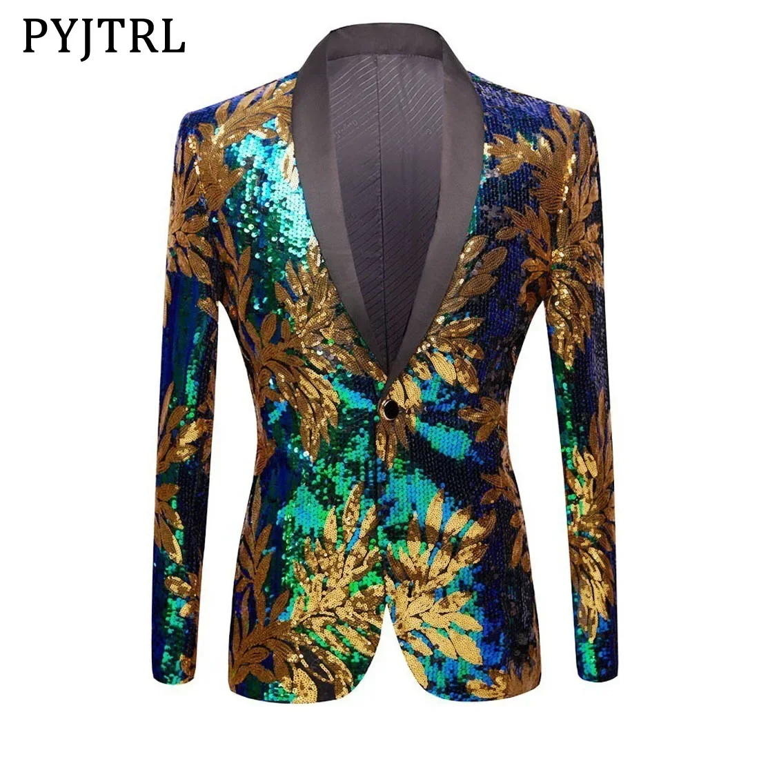 Glitter Sequins Men Suit Luxury Blazer Groom Best Man Elegant Male Groom Business Work Wear Office Lady Jacket Coat Prom Wear