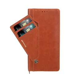 CMAI2 Luxury Side Card Pocket Business Leather Case for Galaxy Note 20 Ultra Note 8 Note 9 Note 10 Plus Magnetic Flip Cover