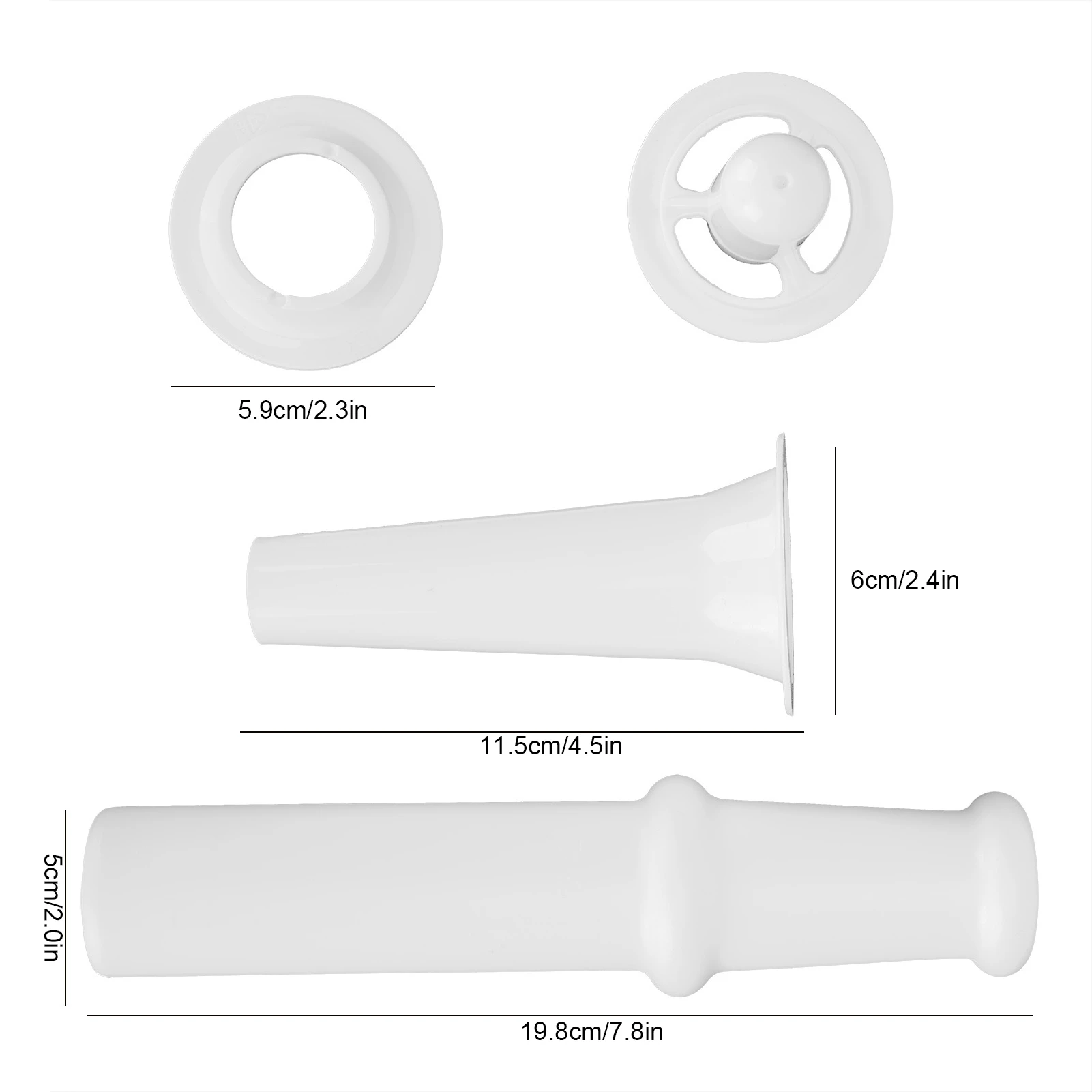 Smerigliatrice per alimenti + Ugello per riempire salsicce + Kubbe per 5 #   7 #   Accessori per tritacarne universali per tritacarne