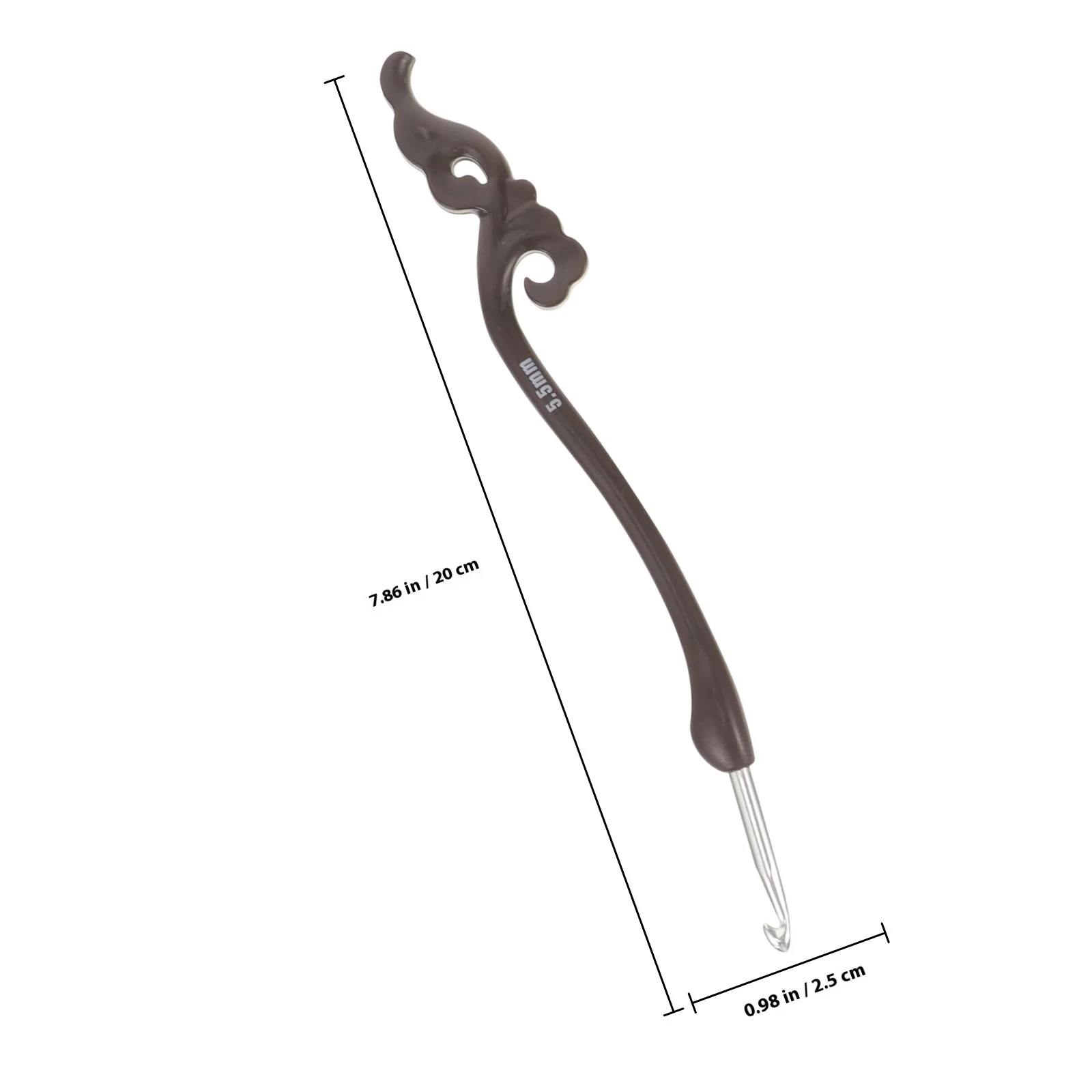 8 قطعة مجموعة خطاف كروشيه الألومنيوم البلاستيك قبضة مريحة مثالية ل الغزل الحرف النسيج البلوزات القبعات قفازات DIY بها بنفسك #4