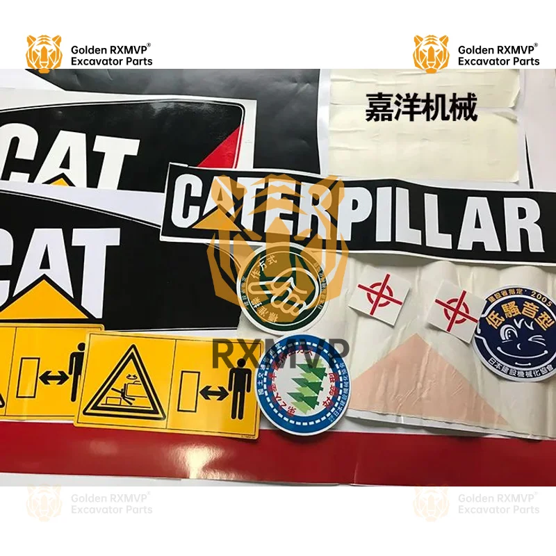 For Caterpillar cat excavator sticker cat200 307 308 312 320 336 339b C D full body sticker