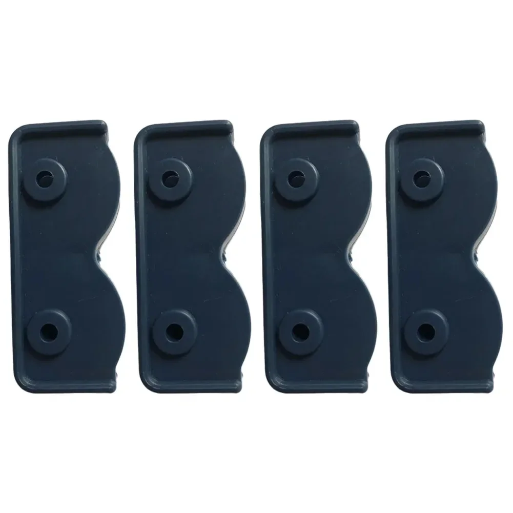 4pcs Tent Replacement Connector Spare Support Rectangular Bracket Black Plastic Tent Replacement Connector Spare Parts