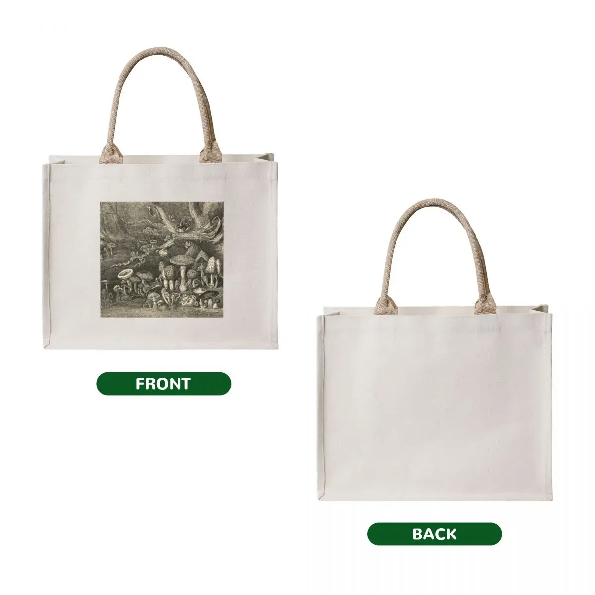 Mushrooms And Toadstools Tote Bag Candy bags bags luxury women tote bag women tote bags aesthetic