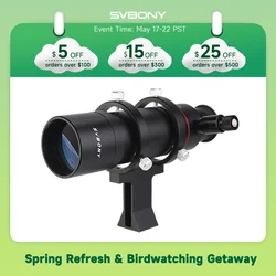 SVBONY SV208 Astronomical Telescope Finder Scope w/ Illuminated 8x50 Straight-Through Correct Image