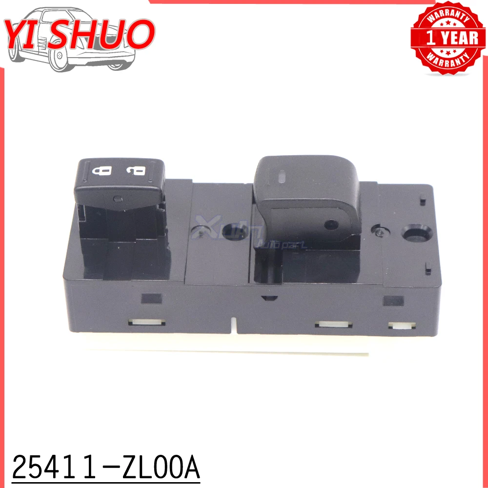 

Автомобильный 8-контактный переключатель стеклоподъемника пассажира в сборе 25411-ZL00A для Nissan Frontier Xterra 2010-2019 DWS322 25411ZL00A