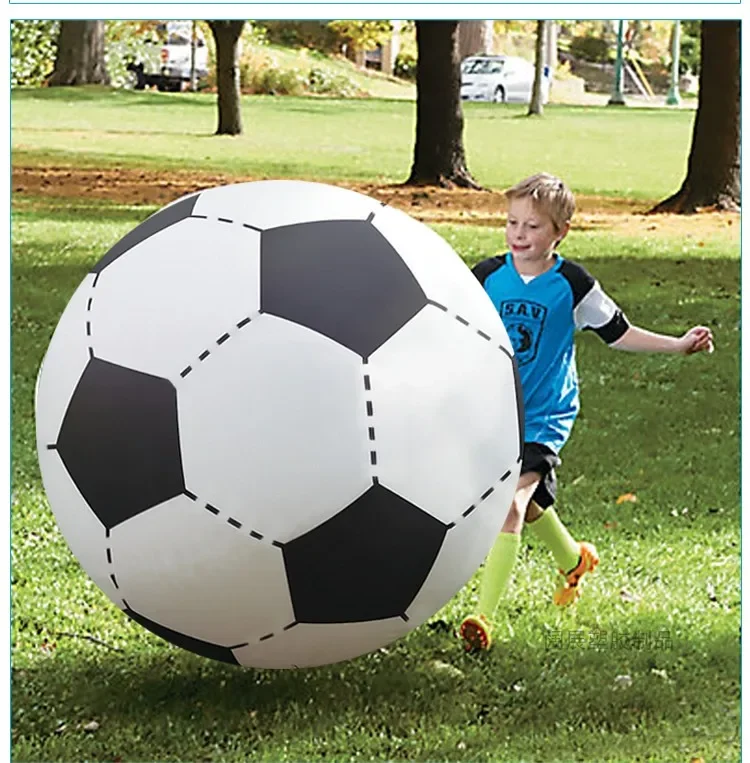 Balón de fútbol inflable de gran tamaño, pelota de playa, juguete para niños