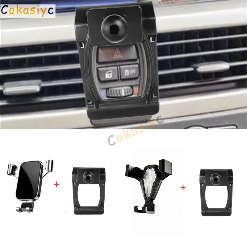 1Set ABS Material For 2005-2012 BMW 318i 320i 325i 330i 335i E90 E91 E92 E93 Special Car Phone Holder Fixed Bracket Stand Mobile