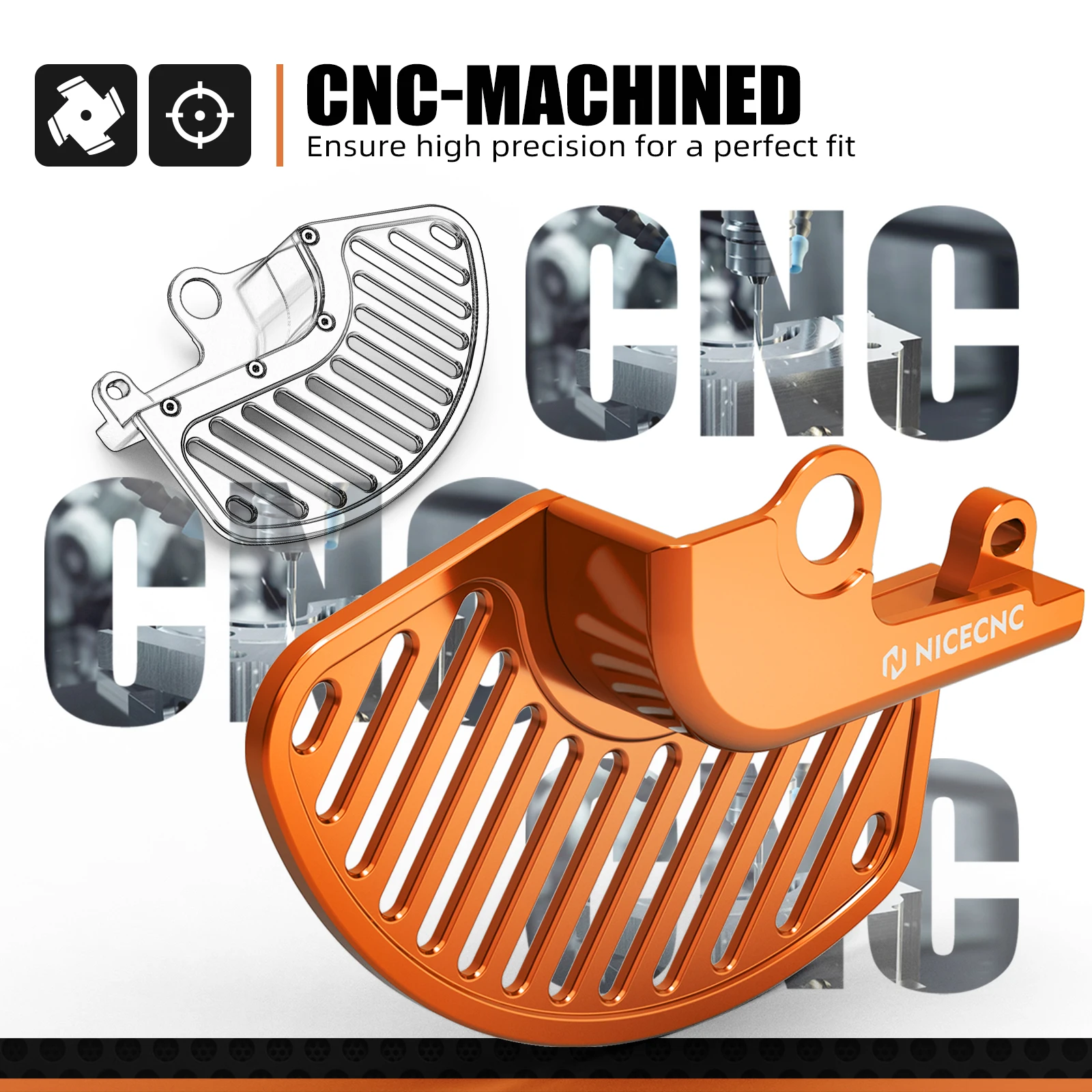 2025 ل KTM EXC 300 XC-W 300 ستة أيام HardEnduro قرص فرامل أمامي غطاء حماية XC-W 500 EXC-F 450 SX-F 350 XCW 250 150 SX 125