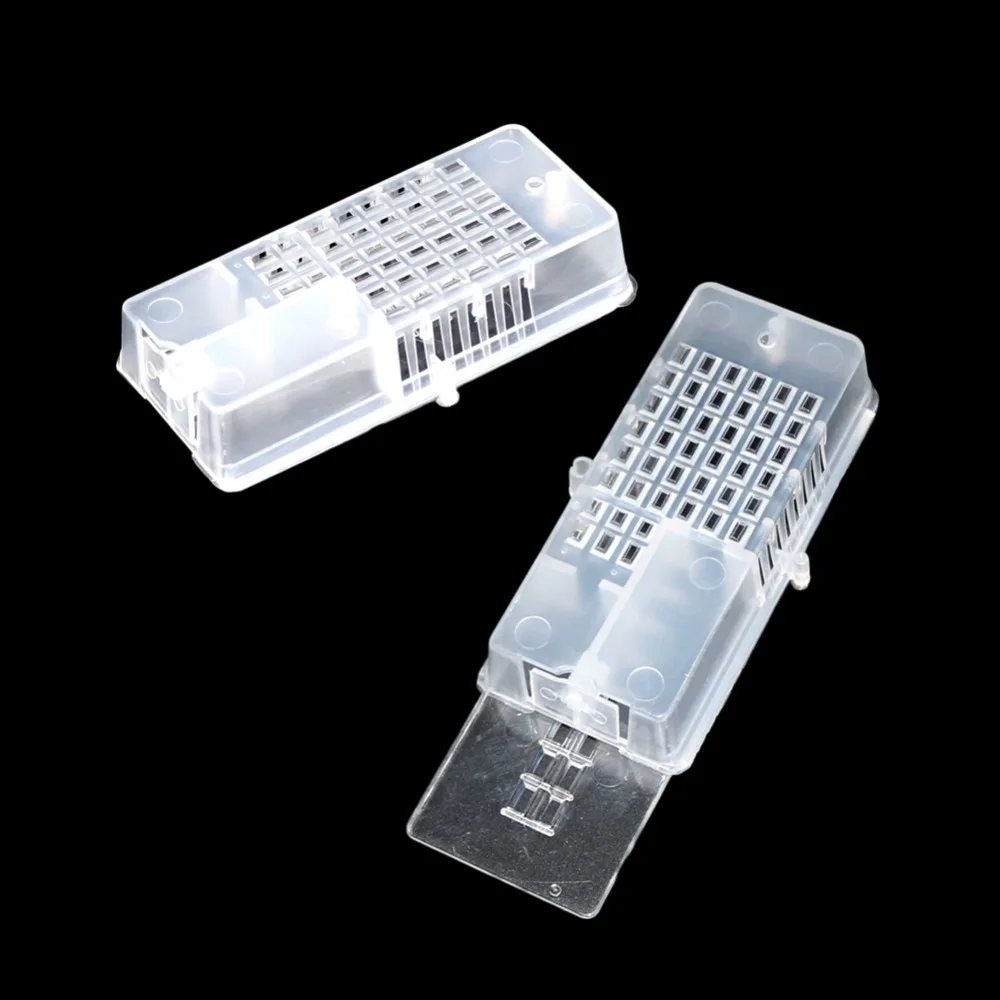 100 Pcs New Transparent Bee King Cage Tool Beekeeper Beekeeping Queen Cage Bee Tools