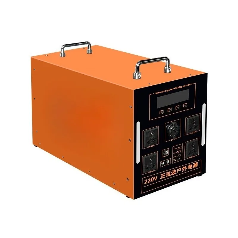 Portable Outdoor Power Station 220V Large Capacity Energy Storage Battery 10kWh LiFePO4 Portable Generator