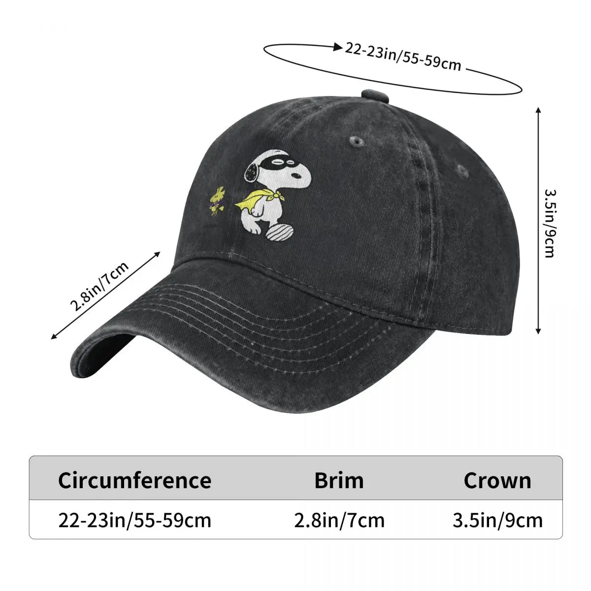 Peanuts Snoopy Woodstock Baseball Cap Outdoor Sport Quality Trucker Hat Unisex Men Casual Design Baseball Caps