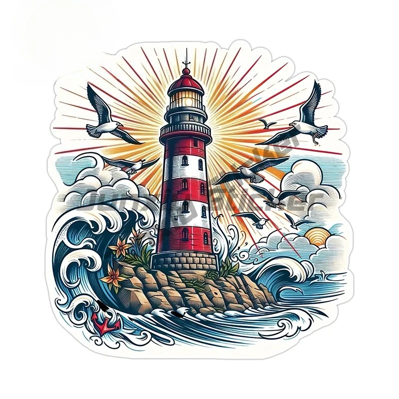 

Cool Lighthouse Picture Design Car Stickers Creativite Beautiful Refrigerators Decals Nice S Computer Case Decoration