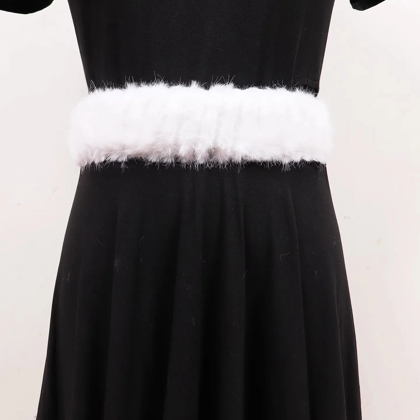 여성용 인조 모피 탄성 허리띠 여성 드레스 코르셋 허리띠 장식 와이드 벨트 R3105