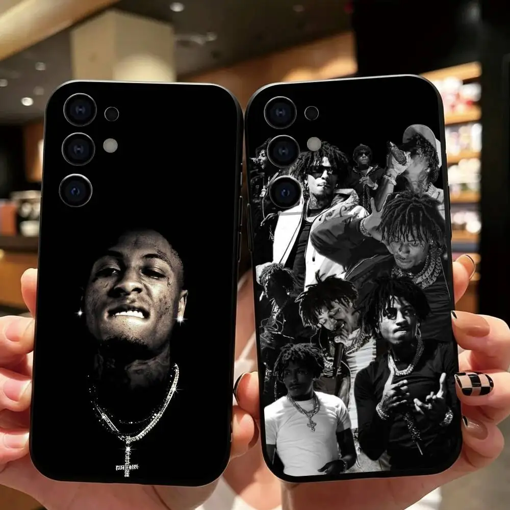 S-Stylish R-Rapper youngboy Phone Case Black Silicone Soft For Samsung S26,S25,S24,S23,S22,S21,S30,Ultra,Plus,Fe,Lite Gift