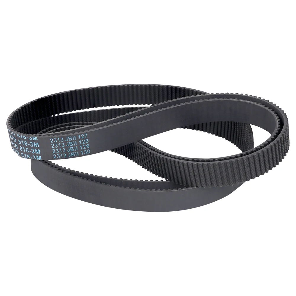 Timing Belt HTD3M-801/804/810/813/816/822/825/837/840/843/882/885/888/900 Teeth Pitch 3 mm Black Rubber Belt Width 6/10/15/20 mm