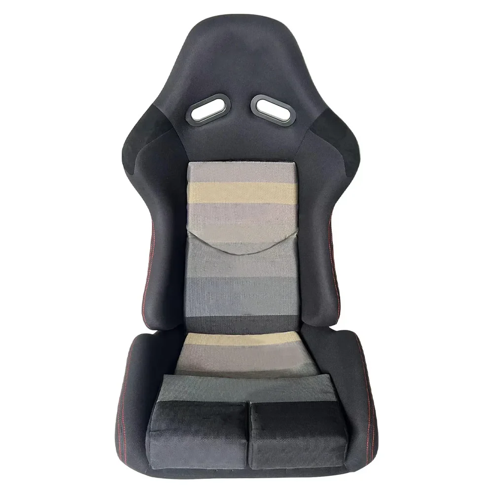 1 PC Racing Seat Adjustable Universal for Sport Car Simulator Bucket Seats Cloth Fiber Car Seat Seats Adjustable with Slider