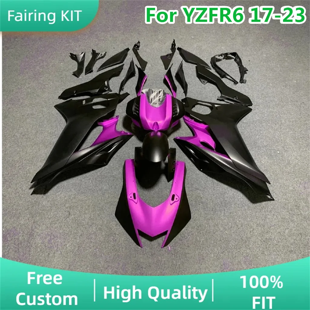 Prime Fairing Set for YAMAHA 2017-2023 YZF-R6 17-23 YZFR6 Motorcycle Body Repair Bodykit 100% Fit Injection Mold Free Custom