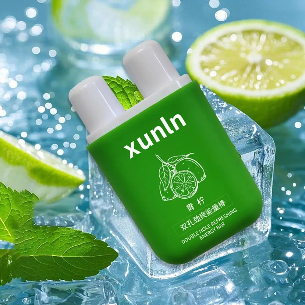 1/2/3PCS Double Holes Easy To Use Fragrance Wake Up Stick Refreshing Cooling Stick Aromatherapy Nasal Inhaler Vapors Stick