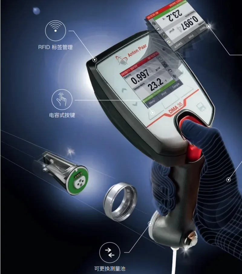 For DMA35 Handheld Digital Density Meter