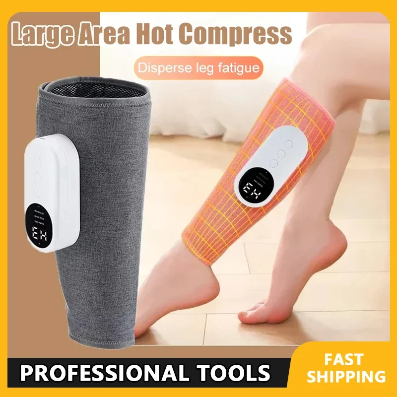 

Электрический массажер для икр 360° ° Трехскоростной аппарат для разминания мышц ног с подогревом под давлением воздуха способствует кровообращению