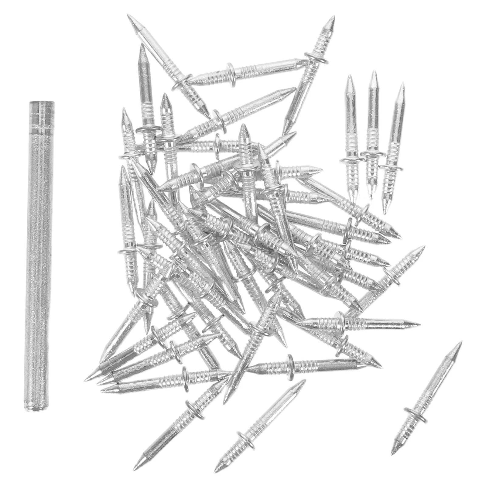 

400pcs Seamless Skirting Nails Invisible Bothway Baseboard Fixing For Door Frame Floor Trim Furniture Mounting Installation