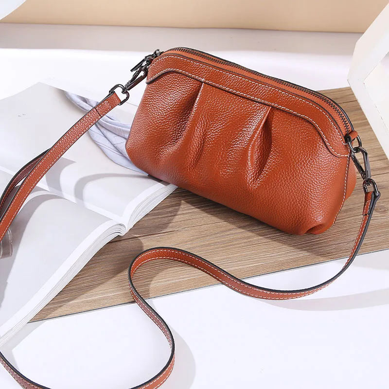 Designer Brand сумка женская Pure Leather Retro Fashion Soft Leather Women\'s Small Bags for Women Hot Selling Free Shipping