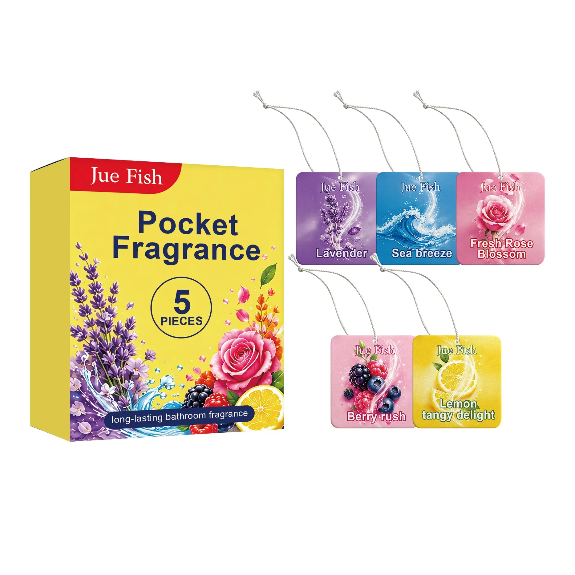 pocket fragrance, including multi-fragrance hanging portable long-lasting loose fragrance multi-zone adaptation light fragrance tablets
