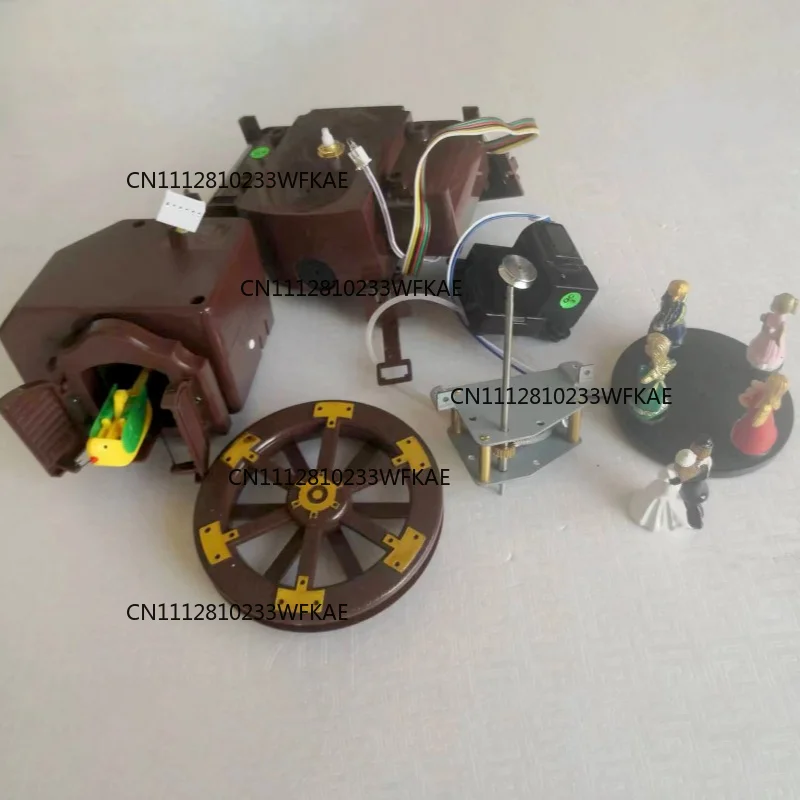 Suitable for Rhododendron wall clock movement, silent balance wheel repair accessories, multi-functional quartz movement